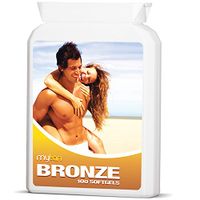 MyTan Bronze Tanning Pills | 100 Softgels | Sunless Tan Supplement | With Beta Carotene Astaxanthin Lutein Lycopene and More | Over 5-week Supply