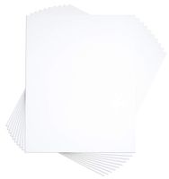 Golden State Art, 8x10 White Uncut Mat for Pictures/Frames - Pack of 10 - Acid-Free Matboards for Artworks, Prints, Photographs - Great for Weddings, Engagements, Graduations - Signature Friendly