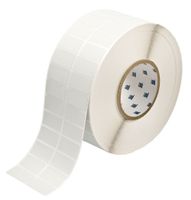 Brady THT-6-428-10 1.5" Width x 0.75" Height, B-428 Metallized Polyester, Matte Finish Silver Thermal Transfer Printable Label (10000 per Roll)
