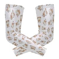 Bulldog Training with Collars Brown Unisex Arm Sleeve,UV Protection Arm Compression Sleeve, Skin Protection Sport Arm Cooler Sleeve for Running Hiking Jogging Motorcycling Climbing Camping