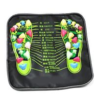 TQ 1Pcs Foot Walk Massager Healthy Foot Walking Mat Reflexology Stone Foot Massage Pad Sole Acupunture Massager,A