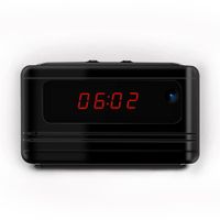 Littleadd Hidden Camera Alarm Clock 1080P Full HD Spy Camera Motion Detection Activated Loop Video Recording Remote Control Security Camera Nanny Cam