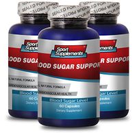 Blood Sugar Support Cardiovascular Health Dietary Supplement (3 Bottles, 180 Capsules)