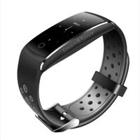 X secret IP68 Waterproof Smart Bracelet with Sleep Monitor and Blood Pressure Monitor Fitness Tracker with Heart Rate Monitor, Smartwatch Activity Tracker Sports for Android&iOS (Grey, OneSize)