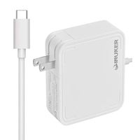 61W USB-C Power Adapter Compatible MacBook Charger, QINUKER PD Power Delivery 12 13 inch Lenovo ASUS Acer Huawei HP and Other Laptops or Type C Phones