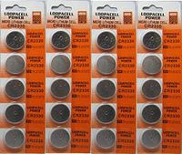 20 Pcs 2330 Batteries (CR2330/ DL2330/ E-CR2330) Lithium 3v (4 Packs of 5) by Loopacell