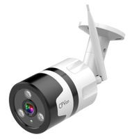 Outdoor Security Camera 1080P Wireless, WiFi Bullet Surveillance IP Camera Waterproof Security Smart Camera with Two Way Audio, Cloud Storage Motion Detection Night Vision Camera for Front Door Office