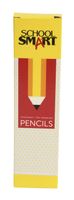 School Smart Number 2 Pre-Sharpened Pencils, Latex-Free Eraser, Pack of 12
