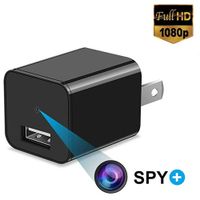 Mini Charger Hidden Camera HD 1080P Motion Detection USB Wall Charger Camera Plug Camera Loop Recording Nanny Cam Home Security Camera Housekeeper