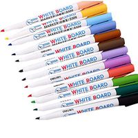 12 PCS Whiteboard Pen, Easy to Wipe