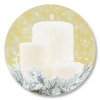 Full-Color Holiday Candlelight Envelope Seals, 140 Count