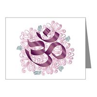 Note Card Hindu Om Omkara Aum Meditation Symbol