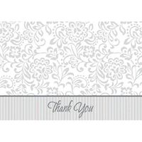 Silver Wedding Traditions Thank You Cards 25ct