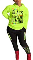 Womens Sexy 2 Piece Sports Outfit Set Shirt Bodycon Pants Joggers Clubwear Tracksuit Sportswear Set (L, Hooded Green)