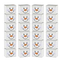 Fun Express Cardstock Snowman Gift Boxes | 24 Count | Great for Christmas-Themed Supplies and Gift Giveaways