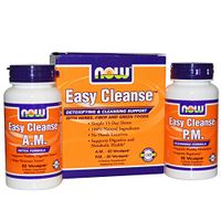 Now Foods, Easy Cleanse, 2 Bottles, 60 Vcaps Each - 3PC