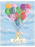 Punch Studio Molly & Rex Words in Bloom Pocket Note Pad (Balloon Puppy)