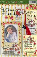 A True Friend (Bookmark, Magnet, Photo Frame) 3-piece Gift Set #12958