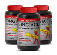 Libido Enhancement for Men - LONGJACK Size UP (All Natural Formula) - Natural maca - 3 Bottles 180 Capsules