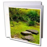 3dRose Greeting Cards, 6 x 6 Inches, Pack of 12, Stepping Stones, Portland (gc_207793_2)