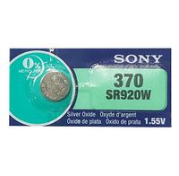 Sony 370 (SR920W) 1.55V Silver Oxide 0% Hg Mercury Free Watch Battery (6 Batteries)