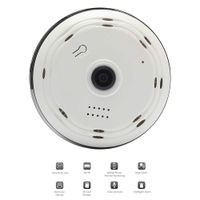 360° Security Camera 1080p HD Wireless IP Cam with Two Way Audio, Motion Detection, Night Verison, MicroSD Recording Alert Push for Home,aa