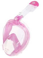 Snorkeling Mask Full Face Foldable Easy Breathe Anti-UV Ear Pressure Balance Design 180 Panoramic View Double Anti-fog Anti-leak Detachable Camera Mount Earplugs Clear PVC Bag Snorkel Set Adults Kids