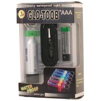 Glo-Toob AAA Waterproof Emergency Dive Light, Red