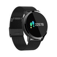 L&X Smart Watch Bluetooth Waterproof Fitness Tracker Heart Rate Monitor Pedometer Sleep Monitor SMS Call Notification Remote Camera Music For IOS Iphone Android,Blacksteelband