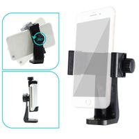LS Photography Angle Adjustable 360 Degrees Smartphone Holder Tripod and Mounting Adapter, iPhone, Samsung, Universal Cell Phone Adapter, Clamp LGG611_V2
