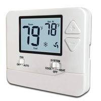 Heagstat H701 Non-Programmable Electronic Thermostat, Up To 1 Heat/1 Cool, with 4.5 sq. inch Display