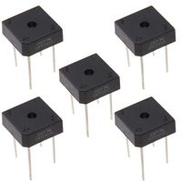 Bridgold 5pcs KBPC1010 Bridge Rectifier Diode, Single Phase,Full Wave 10 Amp 1000 Volt Electronic Silicon Diodes,4-Pin