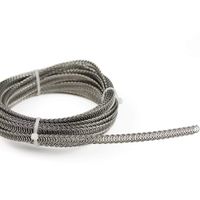 11 Yard Roll of 1/2" Wide Spiral Stainless Steel Corset Boning