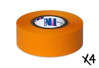 Nev's Ink Labeling Tape 3/4 inch x 500 inch (4 pack) Color Coding, Nursing, Laboratory, Multi-purpose (Orange)