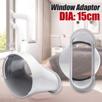 yunbox299 1.3m Window Slide Kit Plate, Portable Air Conditioner Vent Kit, Match 15cm/5.91Inch Window Adapter, Exhaust Hose Connector Kit for Air Conditioner 1PC 15cm/5.91" Adaptor