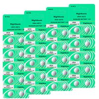 40 pcs Pack - LR44 AG13 357 SR44 A76 303 Battery 1.5V Button Coin Cell Batteries (40 Battery Count)