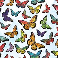 Gift Wrapping Fluttering Monarch Butterfly Tissue Paper