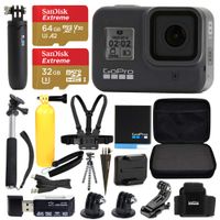 GoPro HERO8 Black Bundle + SanDisk Extreme 64GB microSDXC + Hard Case & More!