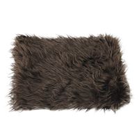 Kehen Newborn Photo Props Soft Fur Quilt 19.7"x19.7" DIY Background Baby Photo Soft Blanket (Coffee)