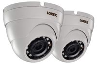 2-Pack Lorex LEV4712BW 4MP BNC Dome Cameras