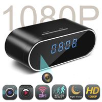 Spy Camera,MCSTREE Hidden Camera in Clock WiFi Hidden Cameras 1080P Video Recorder Wireless IP Camera for Indoor Home Security Monitoring Nanny Cam 140 Angle Night Vision Motion Detection