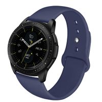 NAHAI Band Compatible with Samsung Galaxy Watch 42mm, Galaxy Watch Active, Gear Sport, 20mm Soft Silicone Replacement Strap Resistant Sport Wristbands for Women Men, Small, Ocean Blue