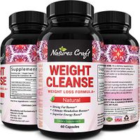 Natures Craft Extra Strength Energy Blend Appetite Suppressant / Fat Burner Made With Best Garcinia Cambogia HCA + Raspberry Ketones + Green Coffee Bean Extract - Rapid Weight Loss Pills