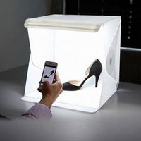 Amiley Table Top Photo Photography Studio Lighting Light Tent Kit in a Box