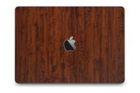 iCarbons Dark Wood Skin Wrap for MacBook Pro 13" (Late 2016-Current, With Touchbar) Full Combo