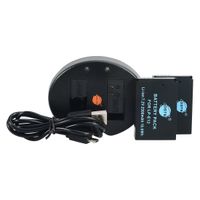 DSTE Replacement for 2 x LP-E12 Battery + Dual USB Charger Compatible Canon EOS M M2 M10 M50 100D Kiss X7 Rebel SL1 PowerShot SX70 Digital Camera