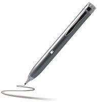 Navitech Grey Fine Point Digital Active Stylus Pen Compatible With Lenovo Yoga Tablet 10 HD+ / Lenovo YOGA Tablet 2 10-inch (Windows) / Lenovo YOGA Tablet 2 8-inch (Android) / Lenovo YOGA Tablet 2 Pro