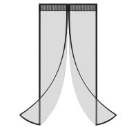 Magnetic Screen Door Full Frame Magnetic Door Screen with Heavy Duty Mesh Curtain Pet Friendly Door Mesh Screen with Magnet Magnetic Door Screen Door Net