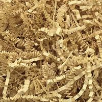 Black Cat Avenue 1 LB French Vanilla Crinkle Cut Paper Shred Filler for Gift Wrap and Basket Filler