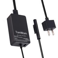 TomWom 102W 15V 6.33A Surface Book Power Supply Charger, Compatible with Surface Book 1/2, Surface Laptop 1/2, Surface Pro 3/4/5/6, Replacement AC Adapter